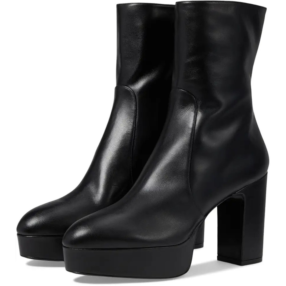 Stuart Weitzman Lala Platform Zip Bootie